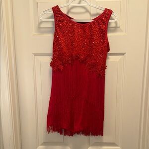 Weismann Elegant Red Dance Costume Dress